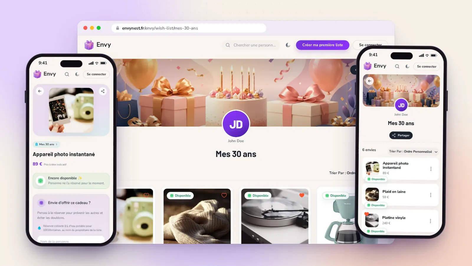 L’application Envy : des listes d’envies partagées entre proches
